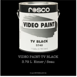 VIDEO PAINT TV BLACK | 3,79 Liter Eimer
