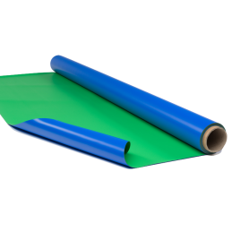 CHROMA FLOOR Rolle Breite 1.6m, pro Laufmeter (max. 40m) | blau-grün