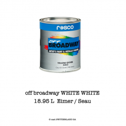 off broadway WHITE WHITE | 18,95 litre Seau