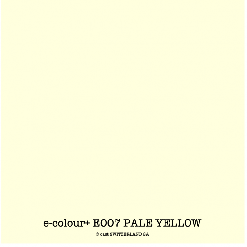 e-colour+ E007 PALE YELLOW Rolle 1.22 x 7.62m