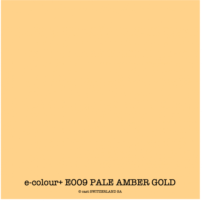 e-colour+ E009 PALE AMBER GOLD Rouleau 1.22 x 7.62m