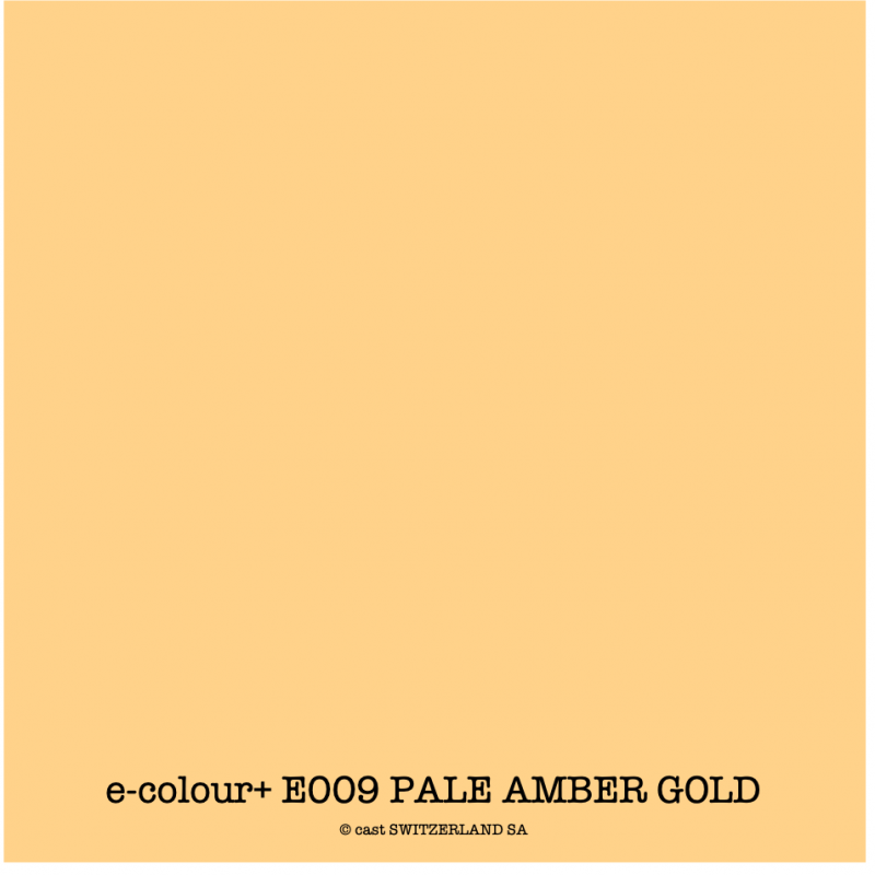 e-colour+ E009 PALE AMBER GOLD Bogen 1.22 x 0.50m