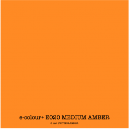 e-colour+ E020 MEDIUM AMBER Bogen 1.22 x 0.50m