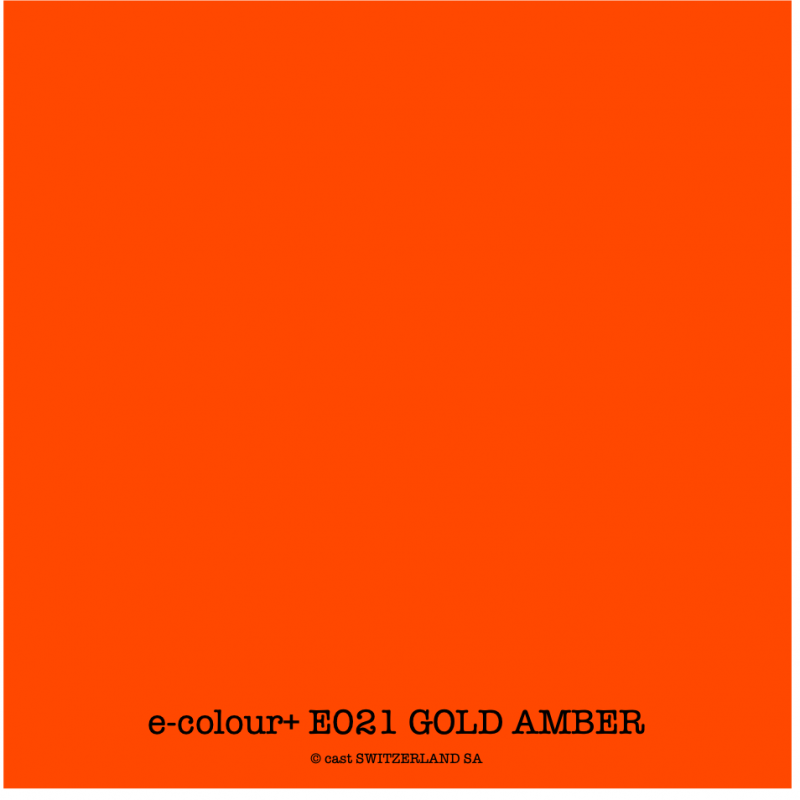 e-colour+ E021 GOLD AMBER Rouleau 1.22 x 7.62m