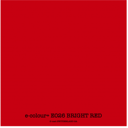 e-colour+ E026 BRIGHT RED Rouleau 1.22 x 7.62m