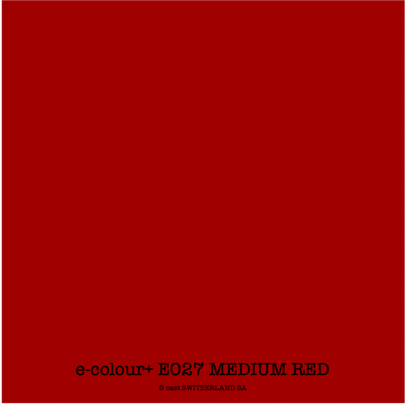 e-colour+ E027 MEDIUM RED Rolle 1.22 x 7.62m