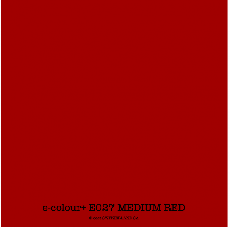 e-colour+ E027 MEDIUM RED Rouleau 1.22 x 7.62m