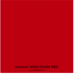 e-colour+ E029 PLASA RED Rouleau 1.22 x 7.62m