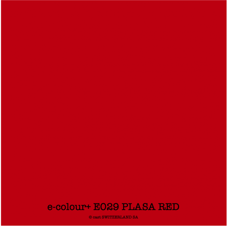 e-colour+ E029 PLASA RED Feuille 1.22 x 0.50m