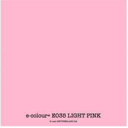 e-colour+ E035 LIGHT PINK Bogen 1.22 x 0.50m