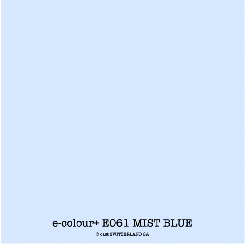 e-colour+ E061 MIST BLUE Bogen 1.22 x 0.50m