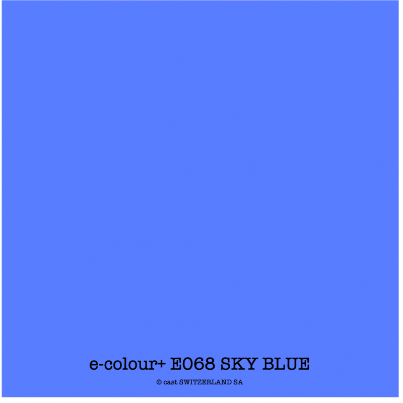 e-colour+ E068 SKY BLUE Feuille 1.22 x 0.50m
