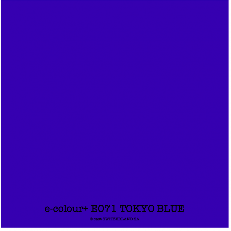 e-colour+ E071 TOKYO BLUE Feuille 1.22 x 0.50m
