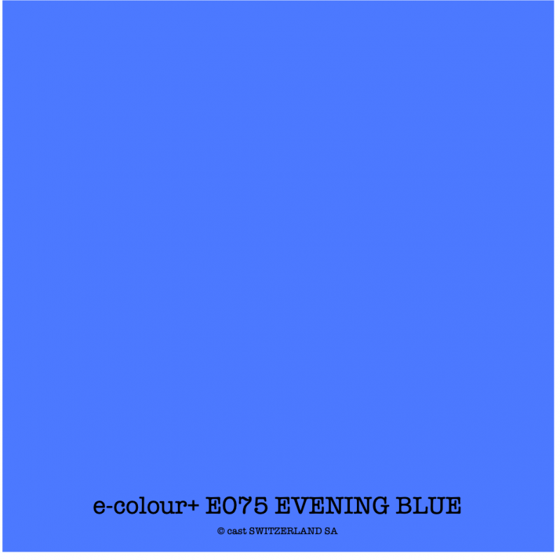 e-colour+ E075 EVENING BLUE Bogen 1.22 x 0.50m
