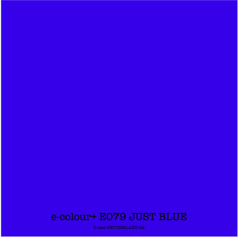 e-colour+ E079 JUST BLUE Rolle 1.22 x 7.62m