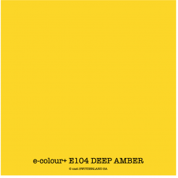 e-colour+ E104 DEEP AMBER Rouleau 1.22 x 7.62m