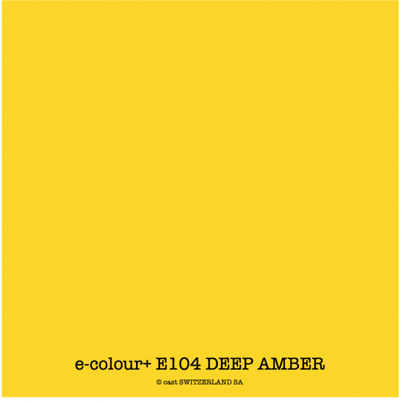 e-colour+ E104 DEEP AMBER Bogen 1.22 x 0.50m