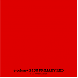 e-colour+ E106 PRIMARY RED Rolle 1.22 x 7.62m