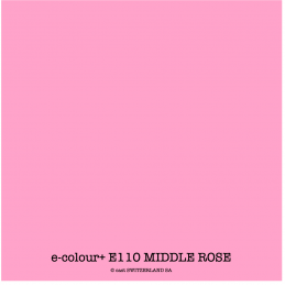 e-colour+ E110 MIDDLE ROSE Bogen 1.22 x 0.50m