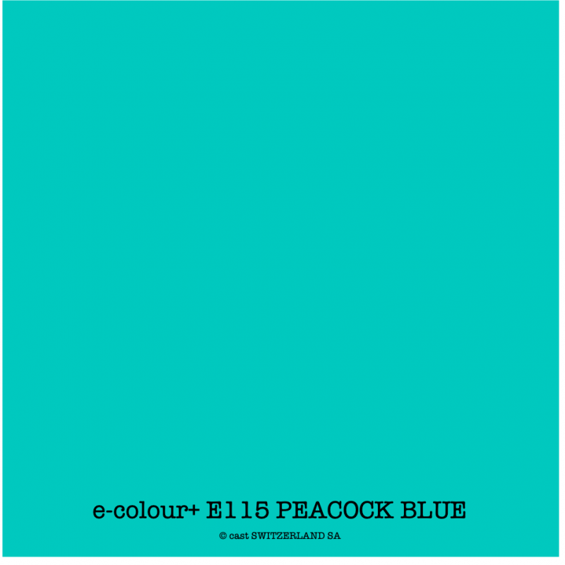e-colour+ E115 PEACOCK BLUE Bogen 1.22 x 0.50m