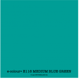 e-colour+ E116 MEDIUM BLUE GREEN Rolle 1.22 x 7.62m