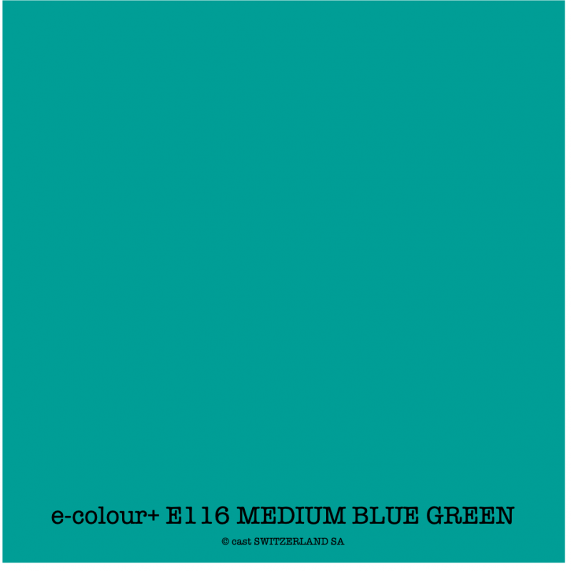 e-colour+ E116 MEDIUM BLUE GREEN Bogen 1.22 x 0.50m