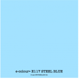 e-colour+ E117 STEEL BLUE Bogen 1.22 x 0.50m