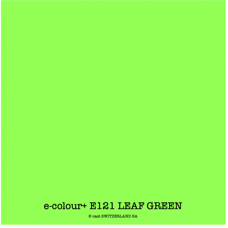 e-colour+ E121 LEAF GREEN Feuille 1.22 x 0.50m