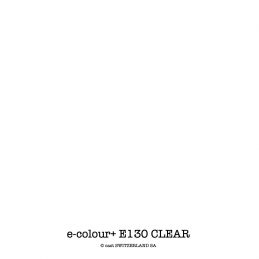 e-colour+ E130 CLEAR Bogen 1.22 x 0.50m