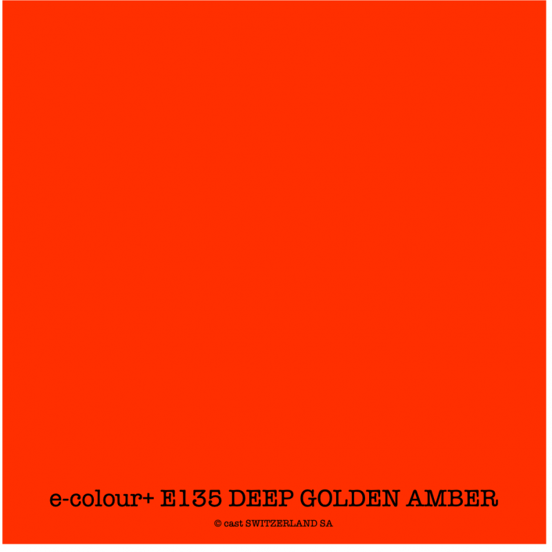 e-colour+ E135 DEEP GOLDEN AMBER Bogen 1.22 x 0.50m