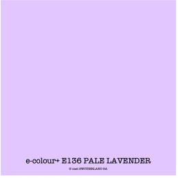 e-colour+ E136 PALE LAVENDER Rouleau 1.22 x 7.62m