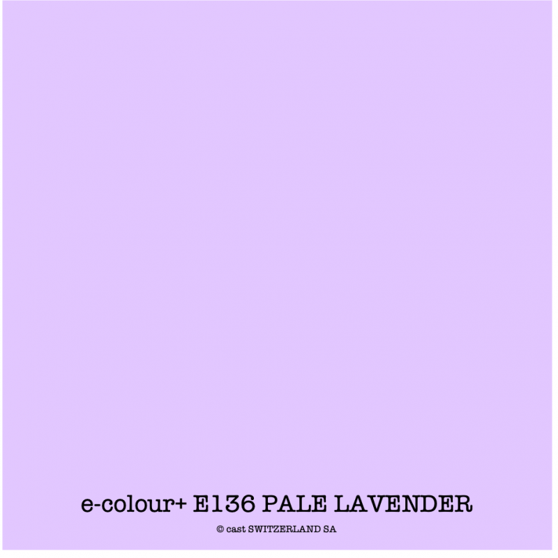 e-colour+ E136 PALE LAVENDER Feuille 1.22 x 0.50m