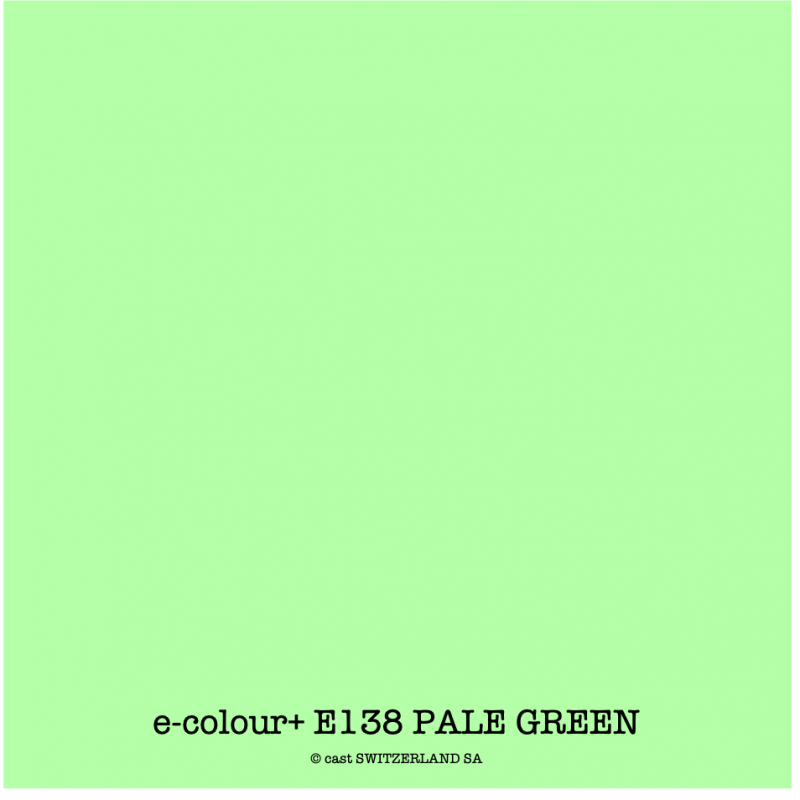 e-colour+ E138 PALE GREEN Bogen 1.22 x 0.50m