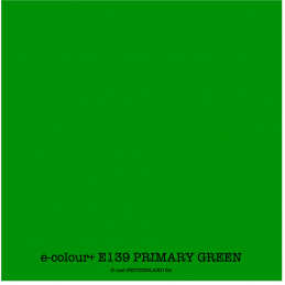 e-colour+ E139 PRIMARY GREEN Bogen 1.22 x 0.50m