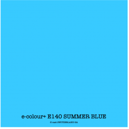 e-colour+ E140 SUMMER BLUE Rolle 1.22 x 7.62m