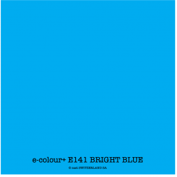 e-colour+ E141 BRIGHT BLUE Rolle 1.22 x 7.62m