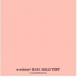 e-colour+ E151 GOLD TINT Bogen 1.22 x 0.50m