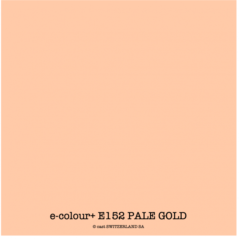 e-colour+ E152 PALE GOLD Bogen 1.22 x 0.50m