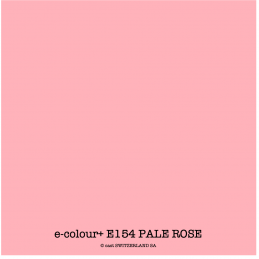 e-colour+ E154 PALE ROSE Bogen 1.22 x 0.50m