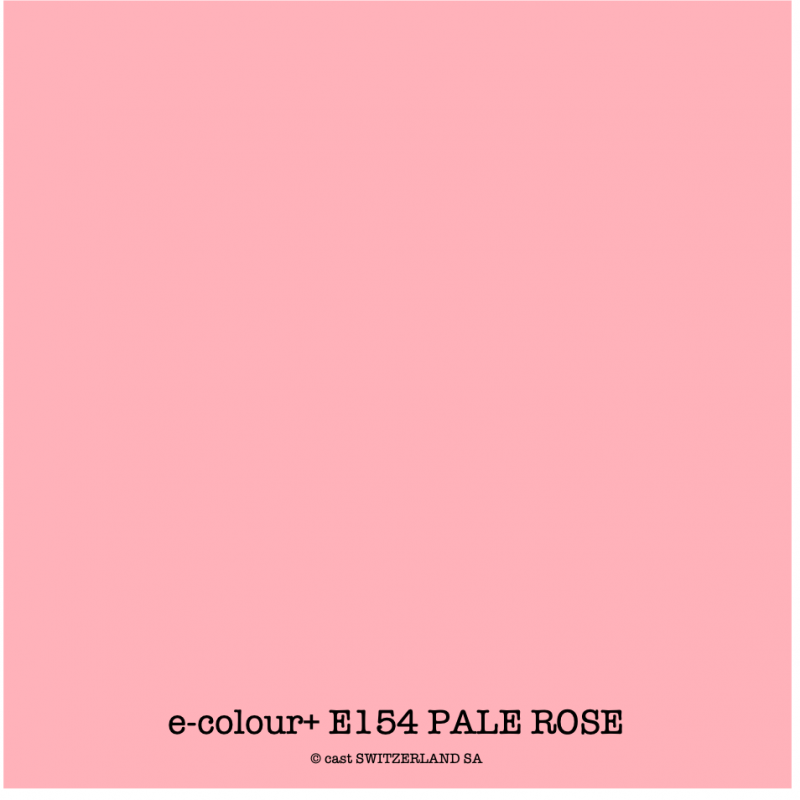 e-colour+ E154 PALE ROSE Bogen 1.22 x 0.50m