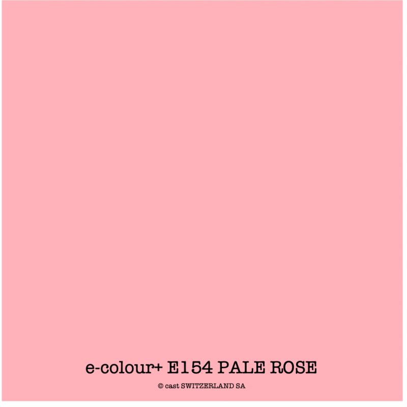 e-colour+ E154 PALE ROSE Feuille 1.22 x 0.50m