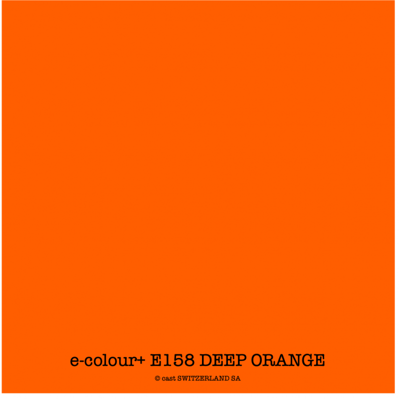 e-colour+ E158 DEEP ORANGE Rouleau 1.22 x 7.62m