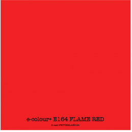 e-colour+ E164 FLAME RED Rolle 1.22 x 7.62m