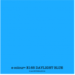 e-colour+ E165 DAYLIGHT BLUE Rolle 1.22 x 7.62m