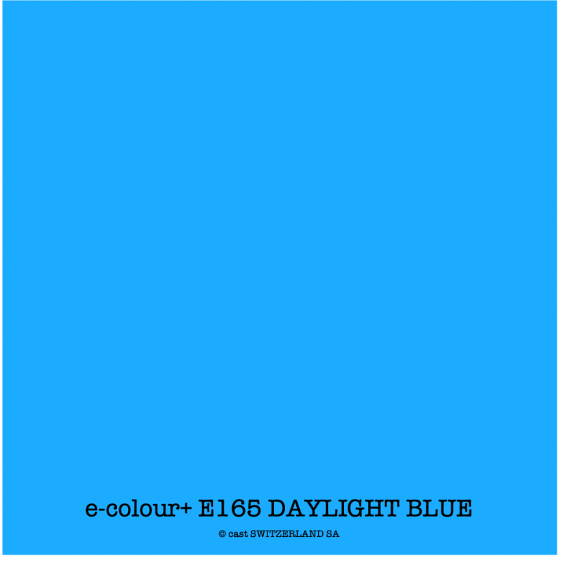 e-colour+ E165 DAYLIGHT BLUE Rolle 1.22 x 7.62m