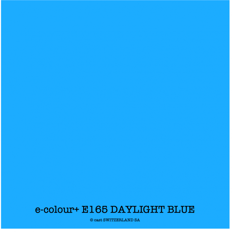 e-colour+ E165 DAYLIGHT BLUE Bogen 1.22 x 0.50m