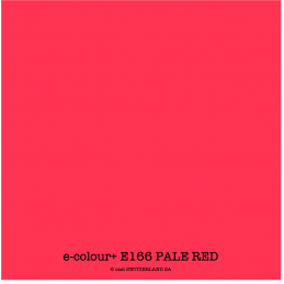 e-colour+ E166 PALE RED Bogen 1.22 x 0.50m