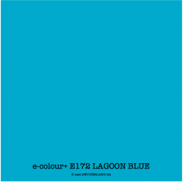 e-colour+ E172 LAGOON BLUE Bogen 1.22 x 0.50m