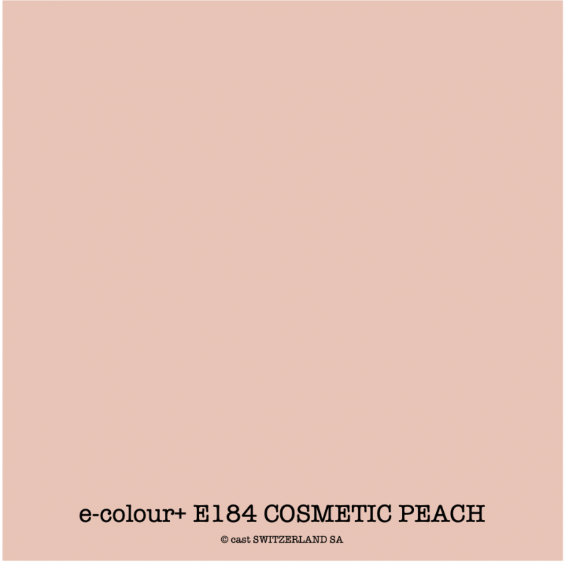 e-colour+ E184 COSMETIC PEACH Feuille 1.22 x 0.50m