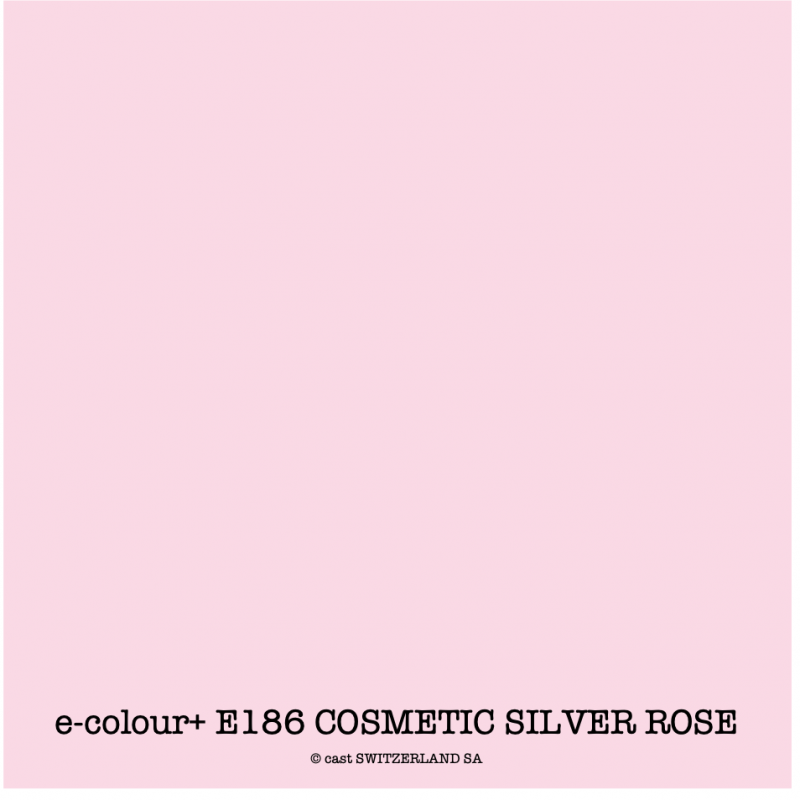 e-colour+ E186 COSMETIC SILVER ROSE Feuille 1.22 x 0.50m